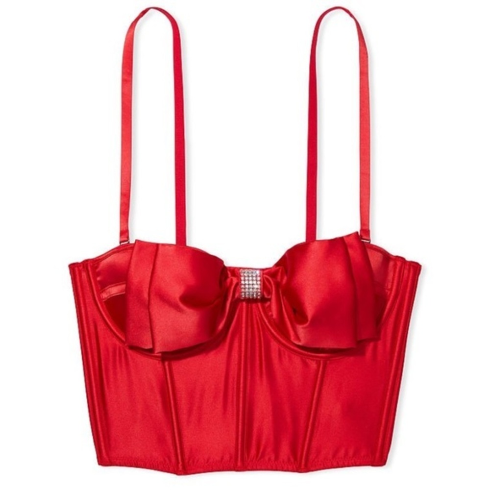 NWT Victoria’s Secret Dream Angels Cupped Bow Bra Top | 32D•